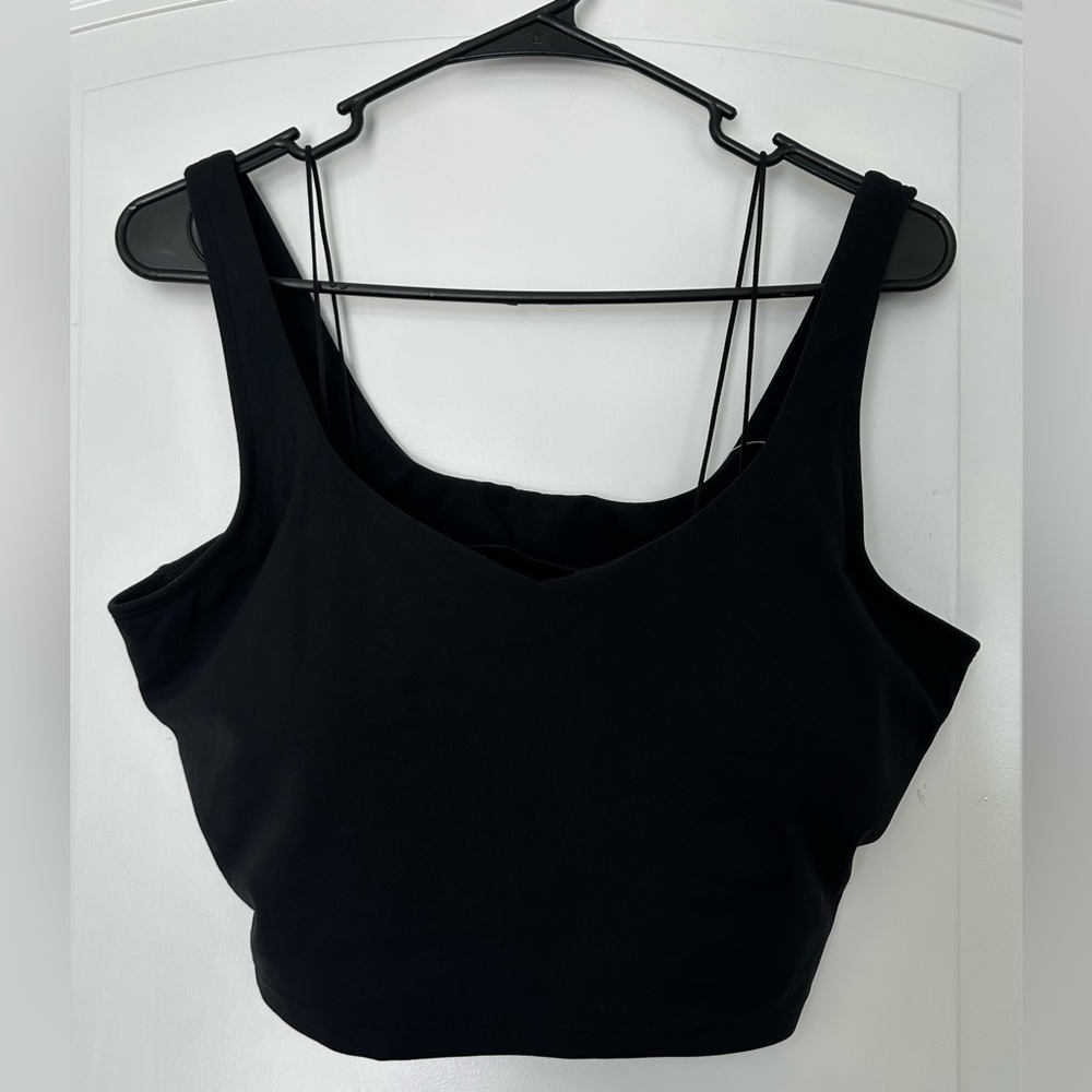 Seamless Black Nursing Crop Top - Comfortable Support - Picture 6 of 9
